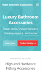 Mobile Screenshot of hotelbathroomaccessories.com